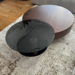 noir klub sto set od dva stola woodsteel